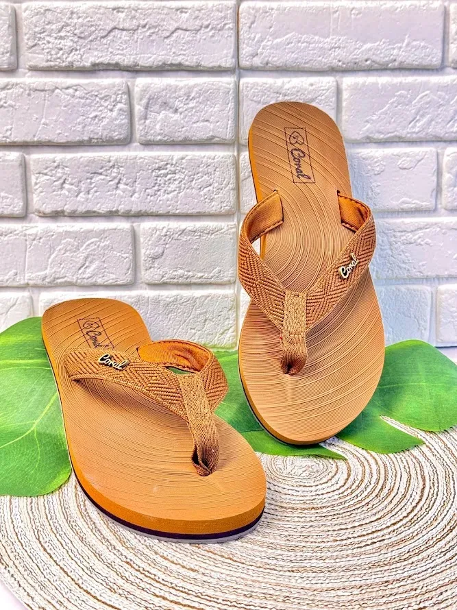 Sandalias Coral Mayven Camel para Dama