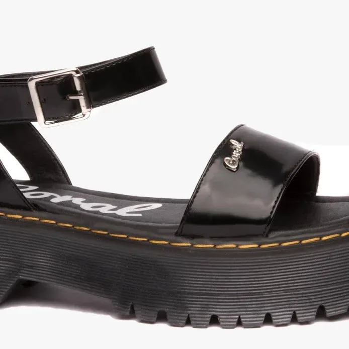 Sandalias Coral para dama color negro NIRVANA BLACK