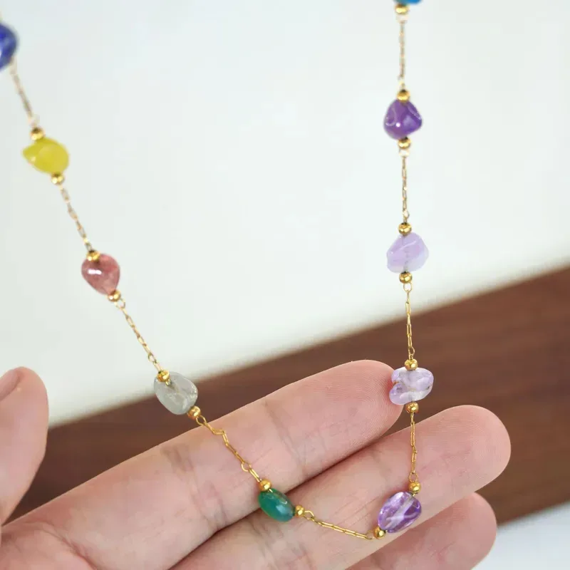 Collar de acero de titanio