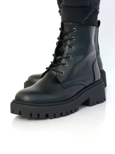Botines Colombianos para Dama Militar Negro