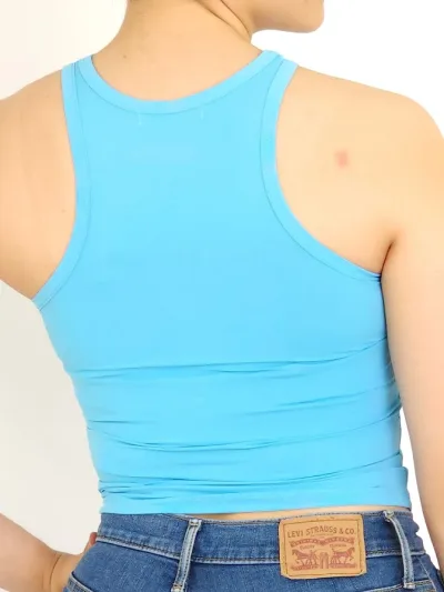 Blusa BACCI para dama color celeste