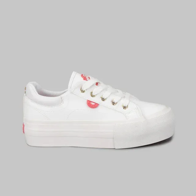 Tenis Coral KYLIE 3 ALL WHITE para dama