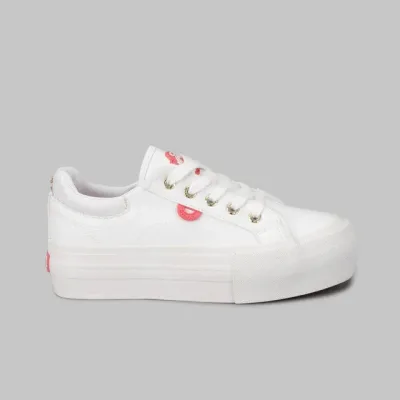 Tenis Coral KYLIE 3 ALL WHITE para dama