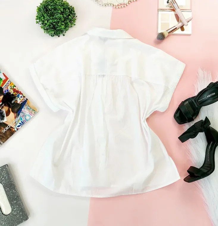 CamisaTommy Hilfiger para dama color blanco