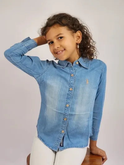 Blusa Cambridge Polo Club para niña