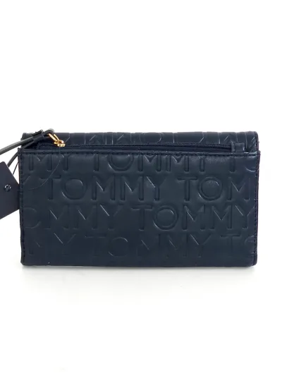 Cartera Tommy Hilfiger color azul oscuro