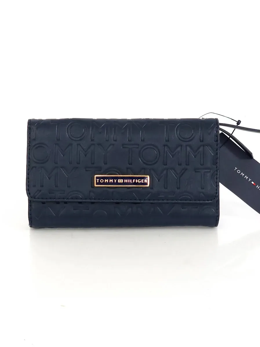 Cartera Tommy Hilfiger color azul oscuro