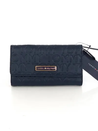 Cartera Tommy Hilfiger color azul oscuro