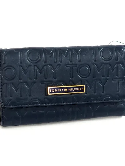 Cartera Tommy Hilfiger color azul oscuro