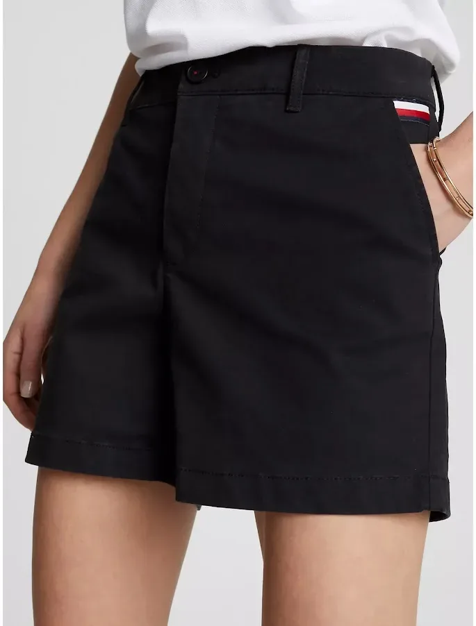 Short Tommy Hilfiger para dama color negro