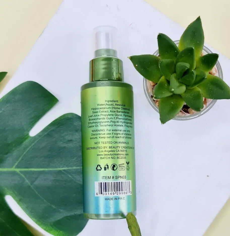 Sellador de maquillaje Beauty Creations para dama de pepino