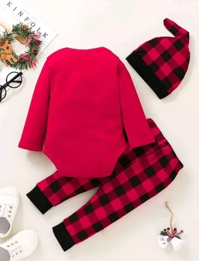 Pijama para bebé color rojo