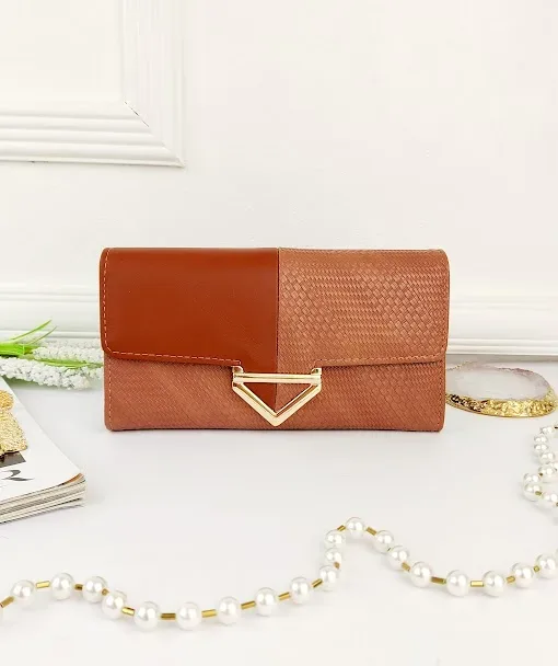 Cartera para dama color café