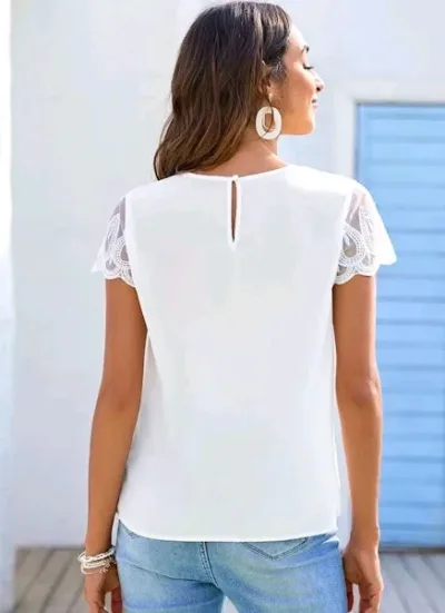Blusa para dama color blanco.