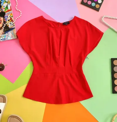 Blusa Milk Y Honey para dama color rojo
