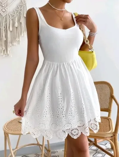 Vestido para dama color blanco
