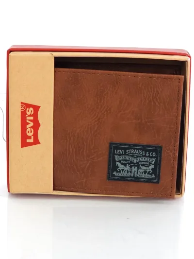 Billetera Levis para caballero color café