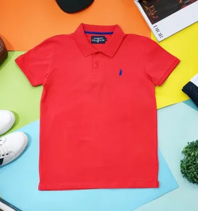 Camiseta Cambridge Polo Club para caballero color coral