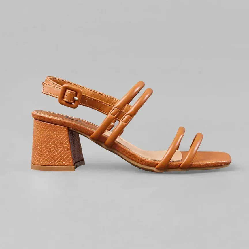 Tacones Kahlo Promise para dama color camel