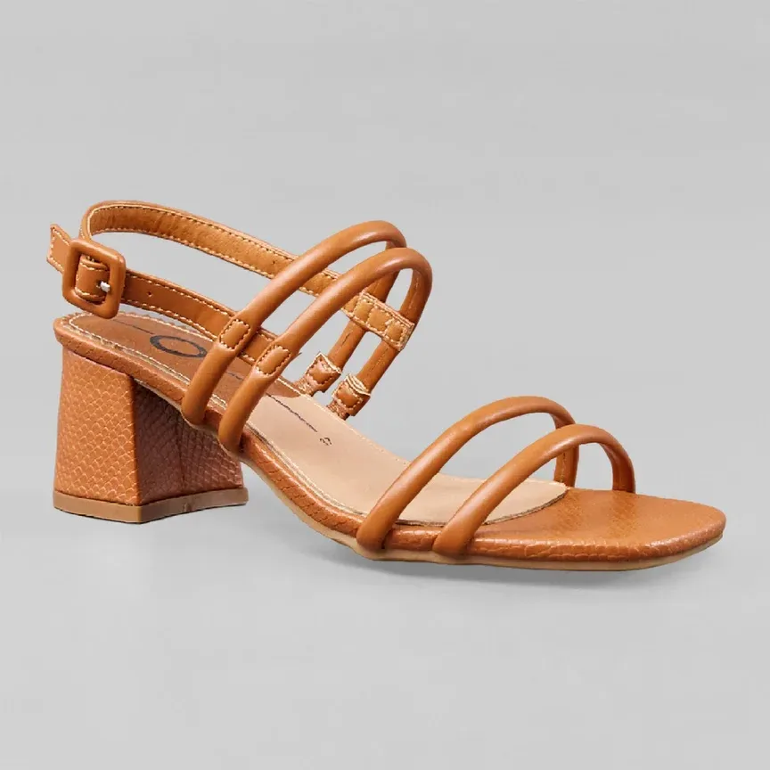 Tacones Kahlo Promise para dama color camel