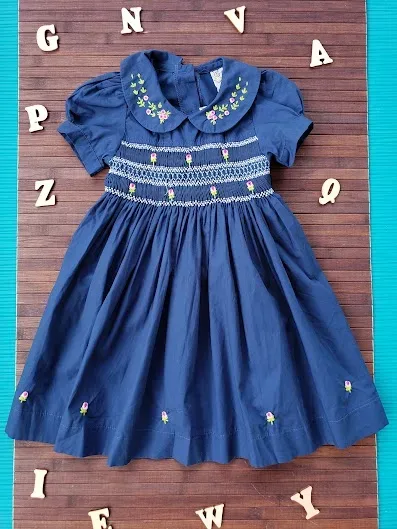 Vestido Sissy Mini para niña color azul