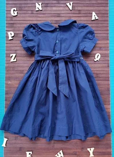 Vestido Sissy Mini para niña color azul