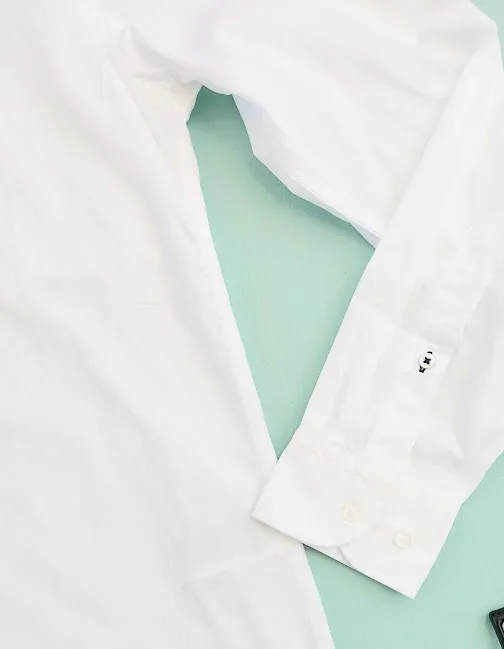 Camisa Tommy Hilfiger para caballero color blanco