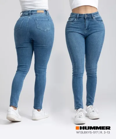 Pantalon Hummer para dama color celeste W13LBXYS-517