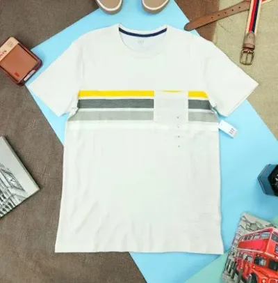 Camiseta GAP para caballero color blanco