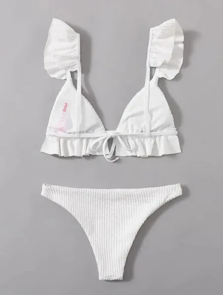 Vestido de baño para dama color blanco