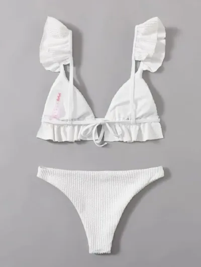 Vestido de baño para dama color blanco