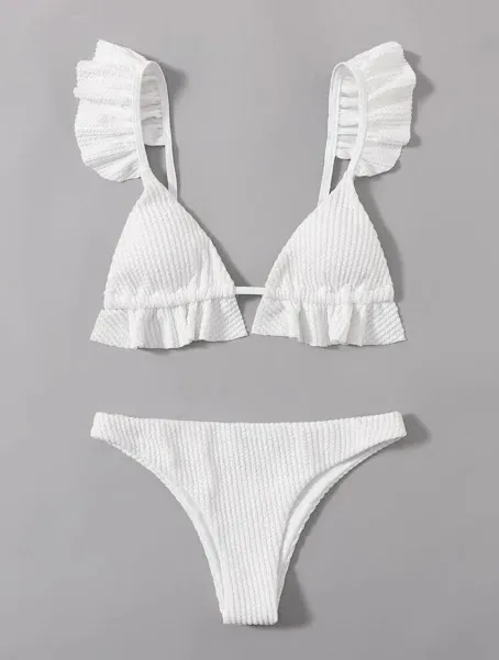 Vestido de baño para dama color blanco