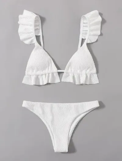 Vestido de baño para dama color blanco
