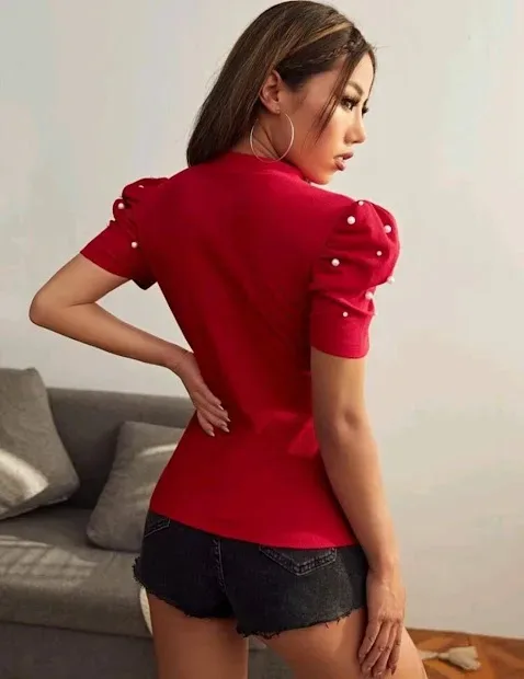 Blusa para dama color rojo