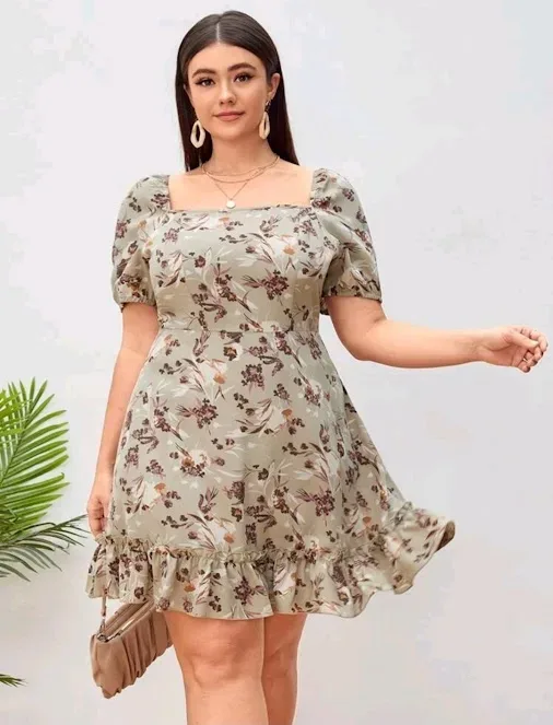 Vestido para dama diseño floral