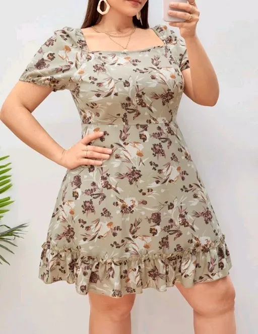 Vestido para dama diseño floral