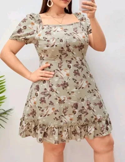 Vestido para dama diseño floral