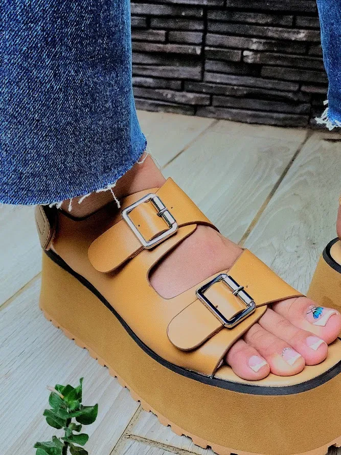 Sandalias Coral Portofino Tan para Dama