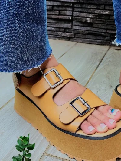 Sandalias Coral Portofino Tan para Dama