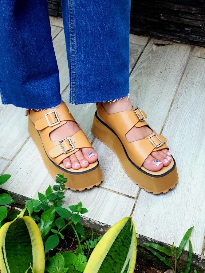 Sandalias Coral Portofino Tan para Dama