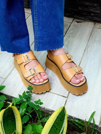Sandalias Coral Portofino Tan para Dama