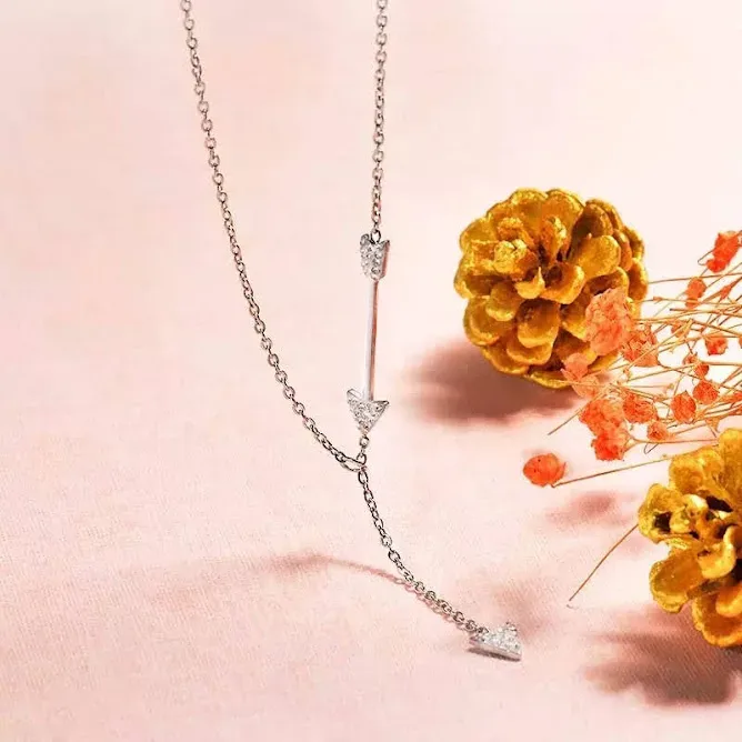 Collar de acero inoxidable para dama color plateado