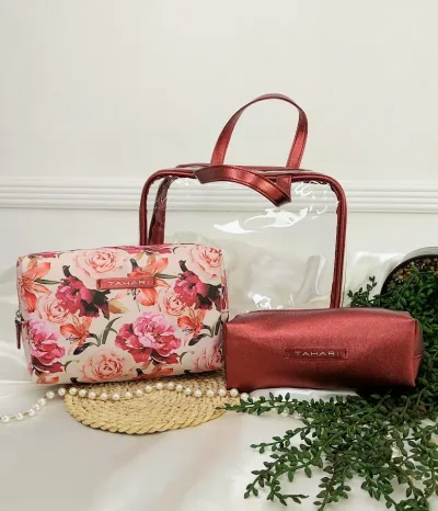Cosmetiqueras o /y estuches de viaje,  3 unidades