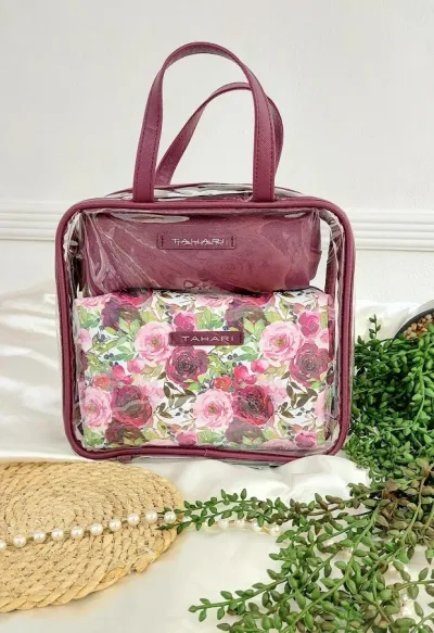 Cosmetiqueras o /y estuches de viaje,  3 unidades