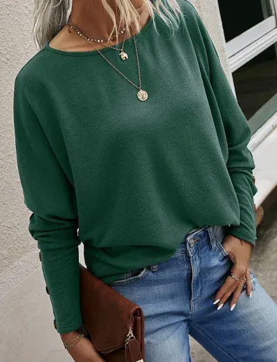 Blusa para dama color verde