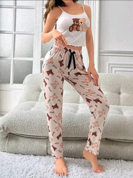 Pijama para dama diseño osos