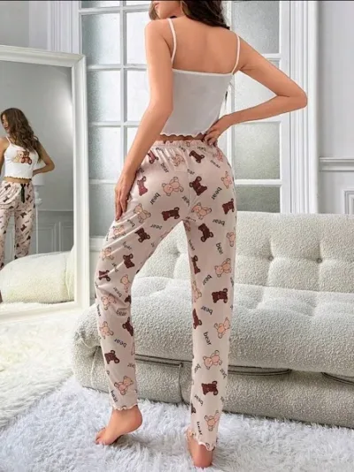 Pijama para dama diseño osos