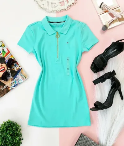 Camiseta Tommy Hilfiger para dama color verde menta