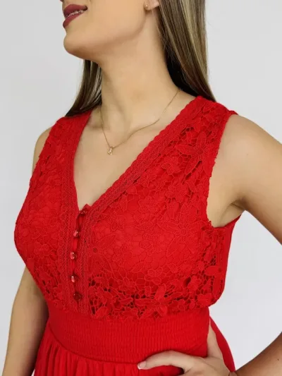 Vestido Color rojo  para Dama