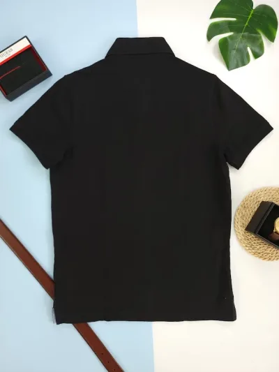 Camiseta Tommy Hilfiger Slim Fit para caballero color negro